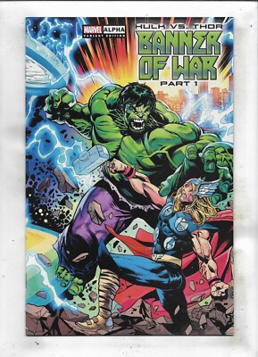 Hulk Vs Thor Banner Of War Alpha 2022 #1 Variant Very Fine/Near