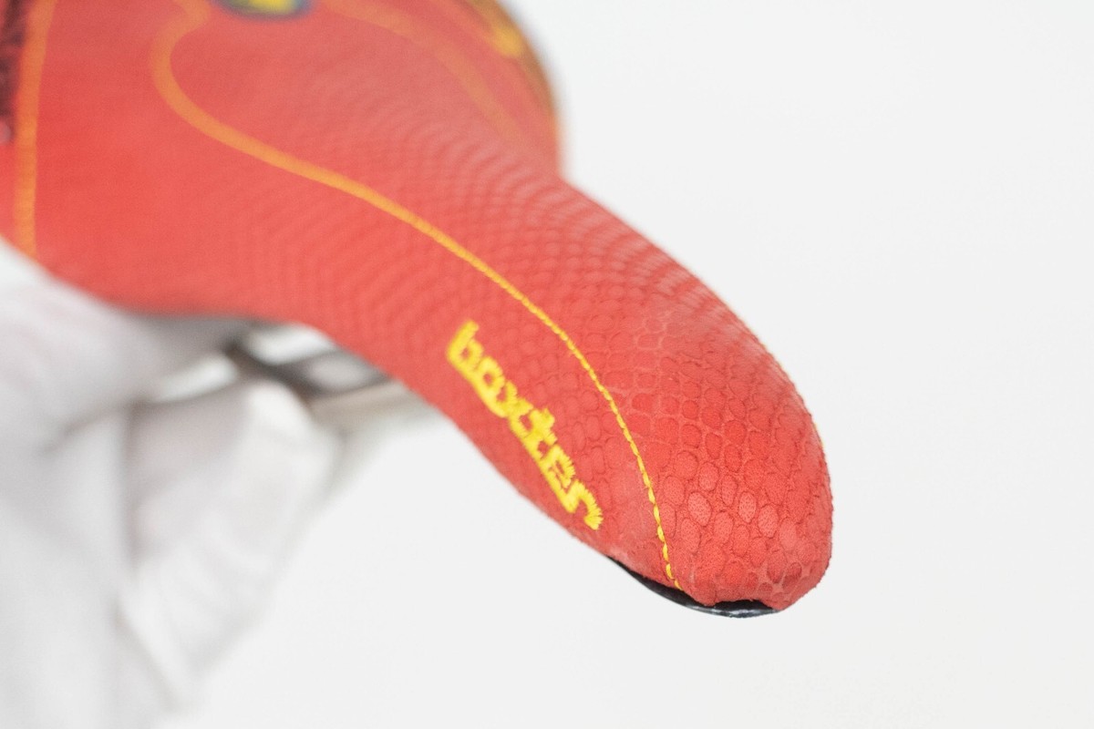NOS SELLE BASSANO BOXTER RED VINTAGE SADDLE SEAT BMX BICYCLE