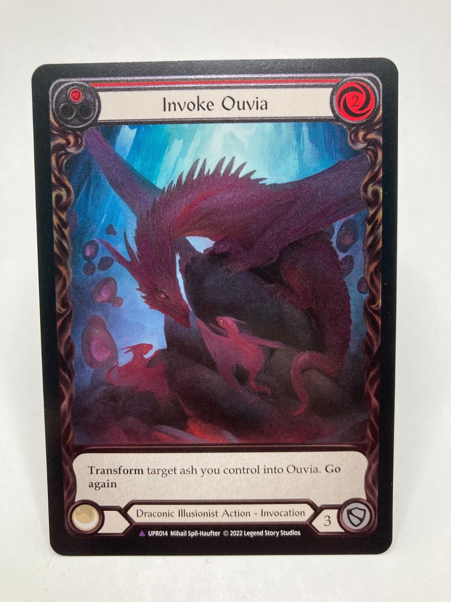 Invoke Ouvia NM* MARVEL COLD FOIL Uprising - Flesh And Blood 014