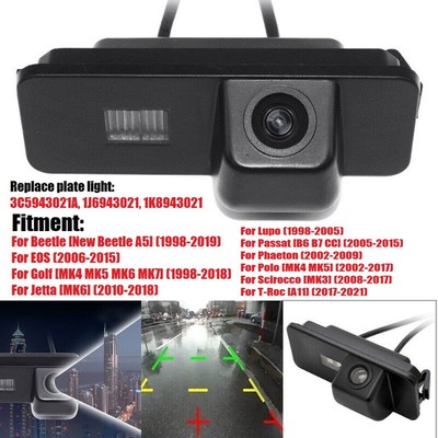 170° HD Einparkkamera Rückfahrkamera Back Up Camera für VW Golf 4/5/6/7 98~18