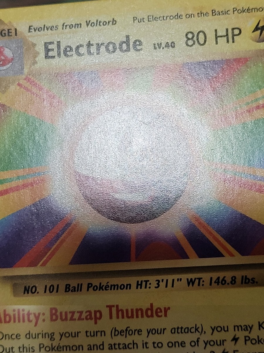 2016 electrode pokemon card value Evolutions Electrode 40/108 Errata Error Card LP Dent Pokémon
