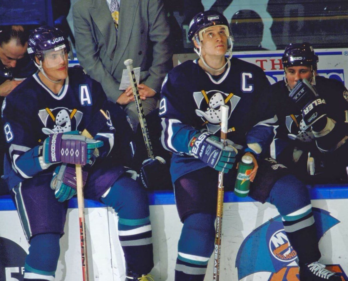 Teemu Selanne Kariya Mighty Ducks Teemu Selanne Paul Kariya