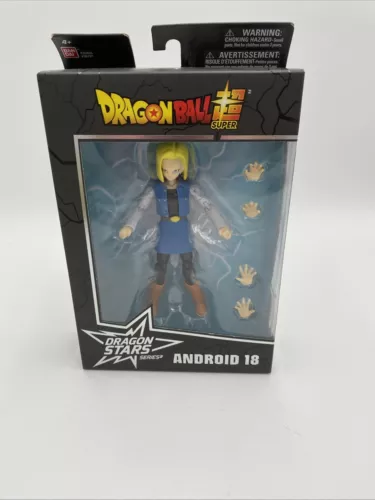 Figura de acción Dragonball Super Dragon Stars Series Android 18 NUEVA
