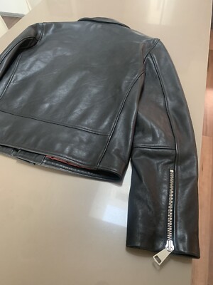 ジャケット・アウター a.p.c. leather zip jacket made in france A.P.C. Leather Riders Jacket sz Small Brown Made in France | eBay