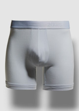 $32 2Xist Underwear Men's White Pima Cotton Dream Low-Rise Boxer Brief Size S