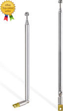 6 Sections Telescopic 65Cm AM FM Antenna Portable Radio Antenna Replacement