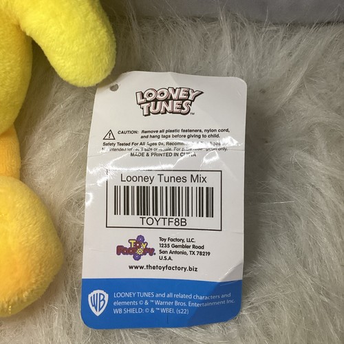 "Looney Tunes Chibi 11"" Piolín Pájaro Juguete Fábrica Peluche Nuevo con Etiquetas Amarillo Súper Lindo 90" - Imagen 4 de 7