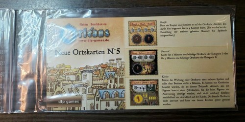 ORLEANS Game Promo mapas de ubicación 1, nuevos mapas de ubicación 1, 2, 3, 4, 5 mini expansiones - Imagen 22 de 23