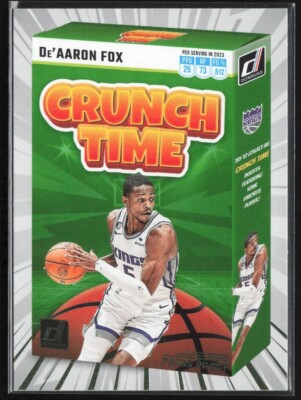 2023-24 Donruss Crunch Time Press Proof Gold De'Aaron Fox Kings #3