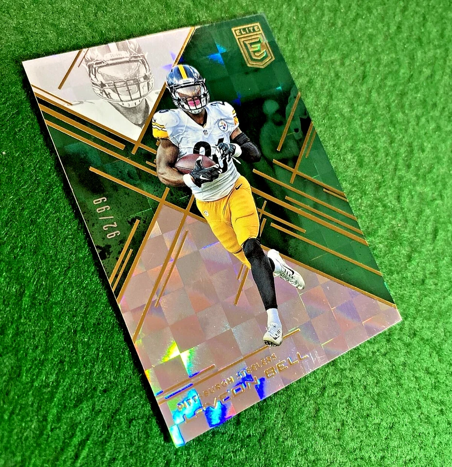 2018 Elite #97 SP #’ed 92/99 Le’Veon Bell Pittsburgh Steelers NFL - Image 2 of 3