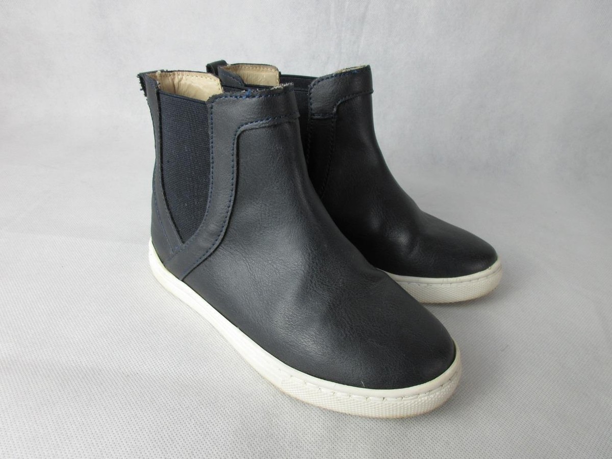 COTTON ON CHELSEA ANKLE HIGH GUSSET BOOTS SHOES BLACK BOYS 13 EUC - Main Image