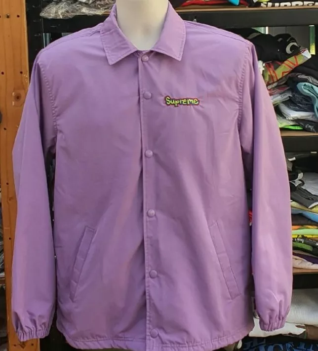 SS18 Supreme Gonz Logo coaches jacket size S small Violet water resistant