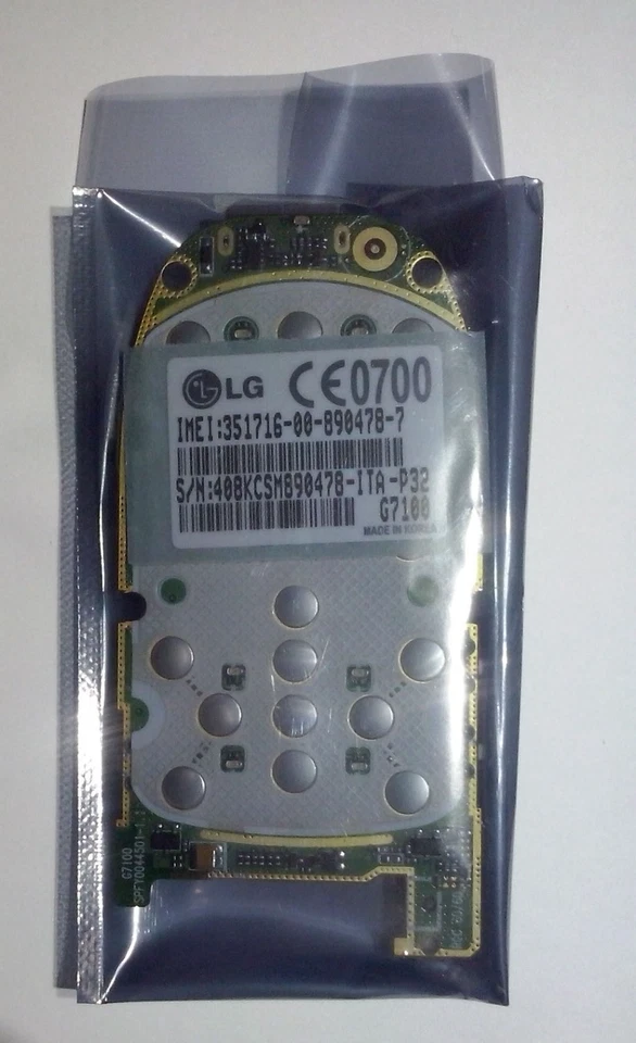 PLACA MADRE PRINCIPAL LG G7100 PCB NUEVO REPUESTO DESBLOQUEADO PREPROGRAMADO Foto 3 de 3