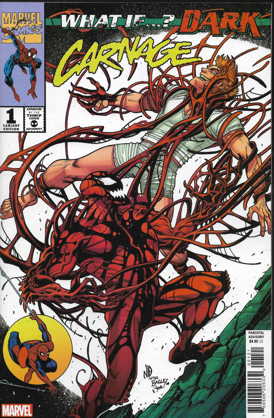 WHAT IF...? CARNAGE (2023) #1 BRADSHAW HOMAGE Variant - New Bagged (S)