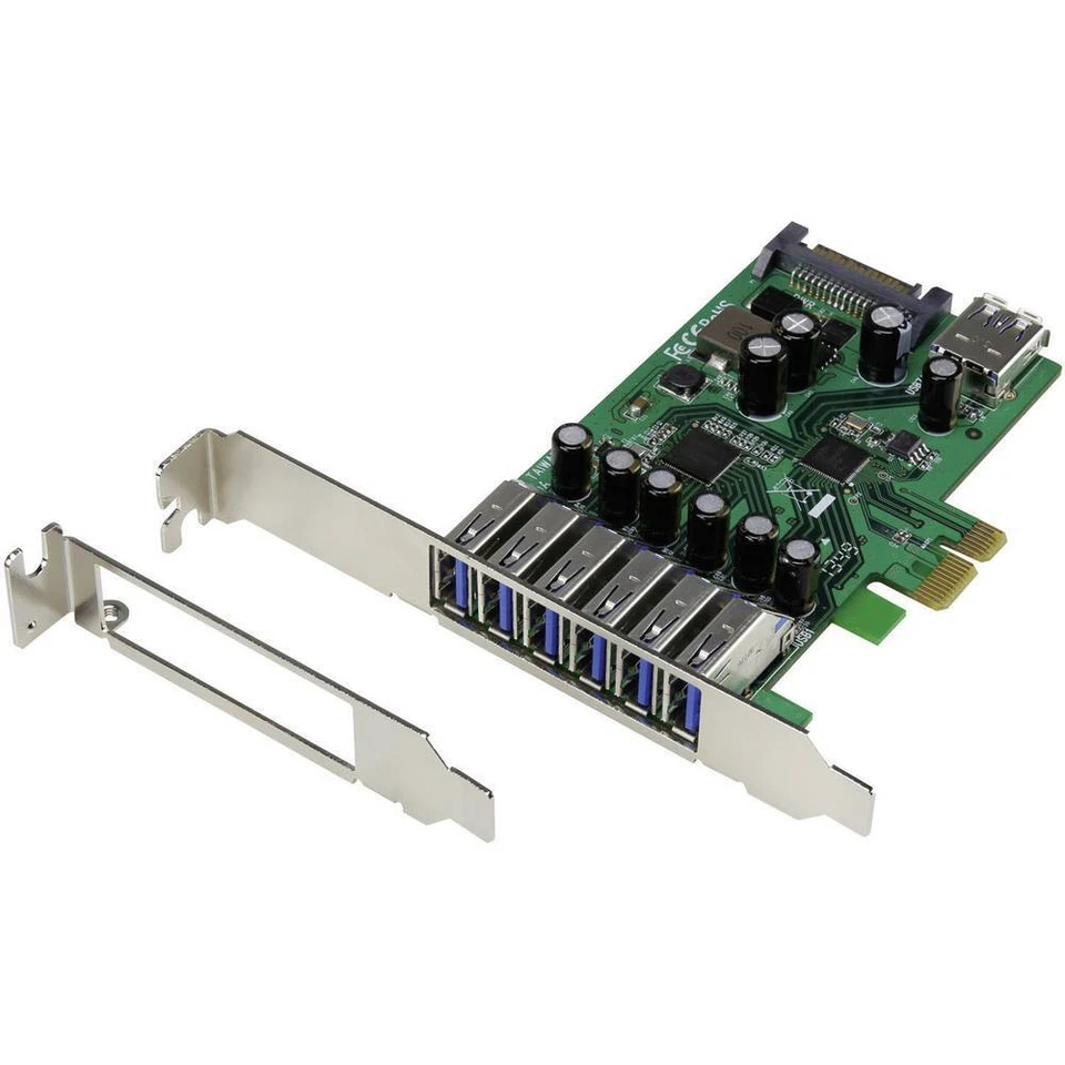 Renkforce 6+1 Port USB 3.2 Gen 1 Controllerkarte USB-A PCIe