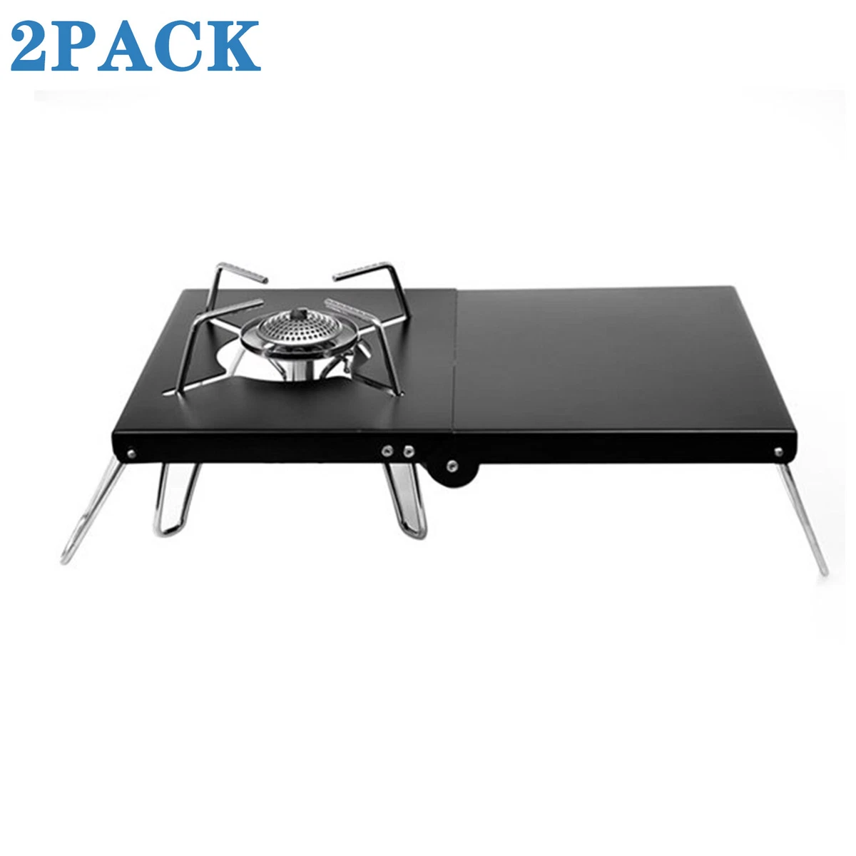 Outdoor Camping Folding Table Windproof Stove Table Portable Picnic Desk |  eBay