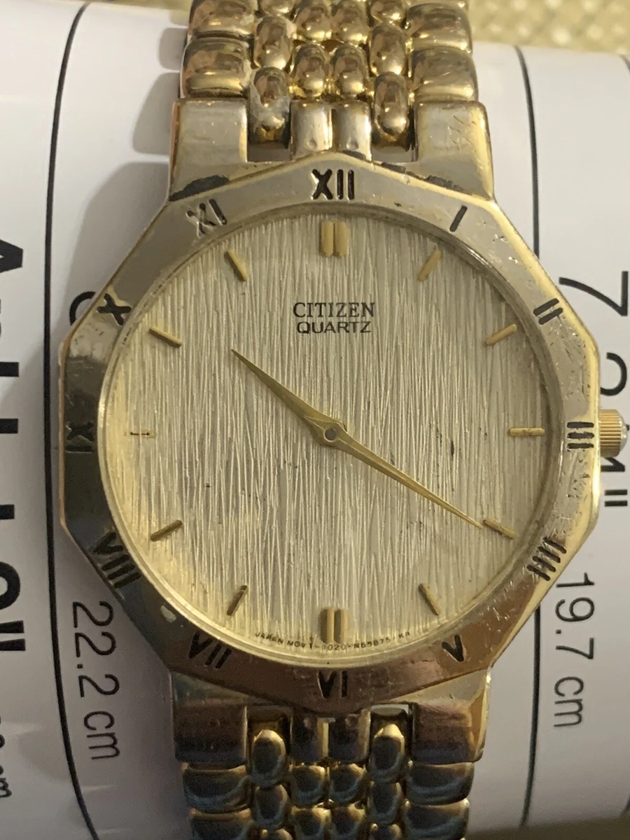 Citizen gold hotsell plated watch