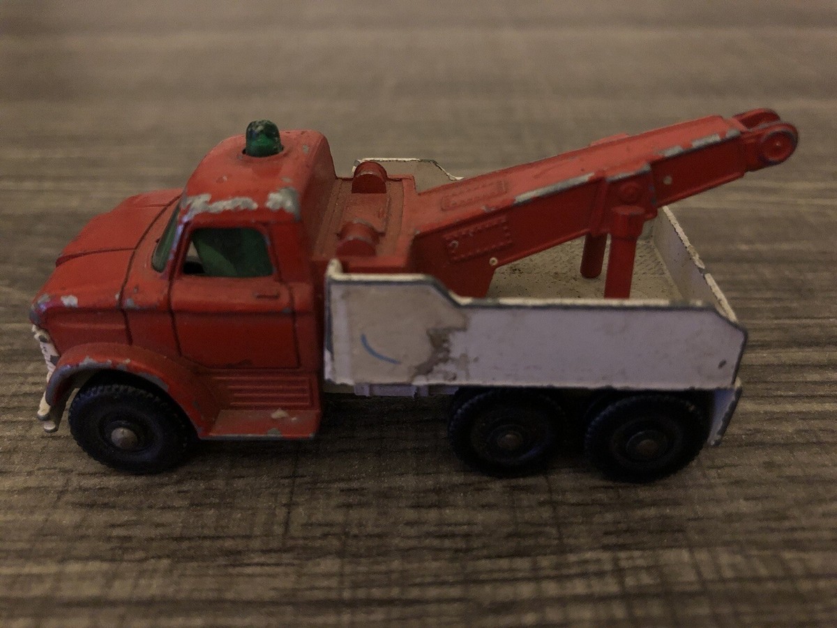 ミニカー MATCHBOX No.71 WRECK TRUCK Matchbox restoration Ford Heavy Wreck Truck No 71. Diecast