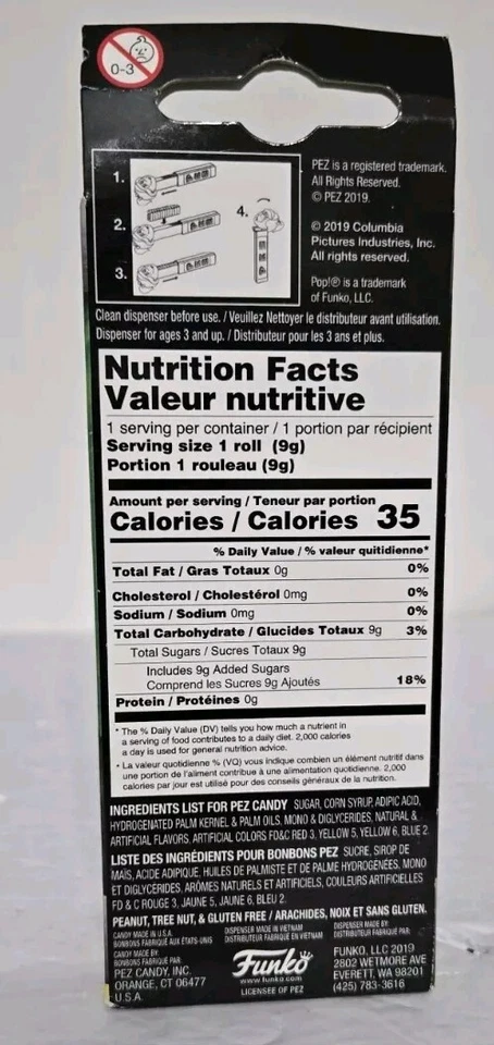 Pop! Pez Ghostbusters SLIMER NEW Funko - Image 3 of 4