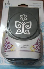 NEW EK Success Garland Punch Butterfly and Flower 54-91007 Scrapbook paper 