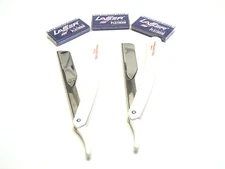 2 PCS MENS OLD FASHION SAFETY RAZORS SET PLUS 15 PCS RAZOR BLADES KIT