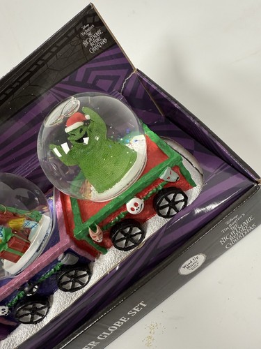 Neu 2024 Musical Leuchtzug Nightmare Before Christmas 3 Schnee Wasserkugeln - Bild 6 von 11