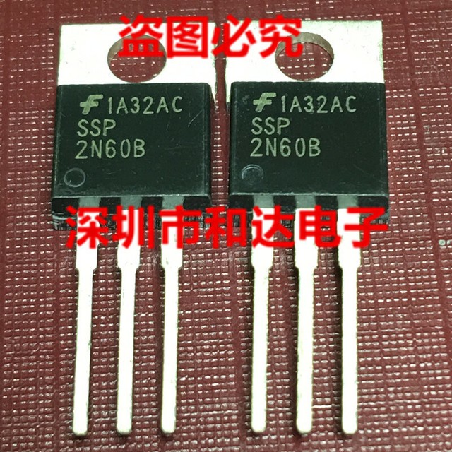 20 x SSP2N60B 2N60B Transistor TO-220 2A 600V | eBay