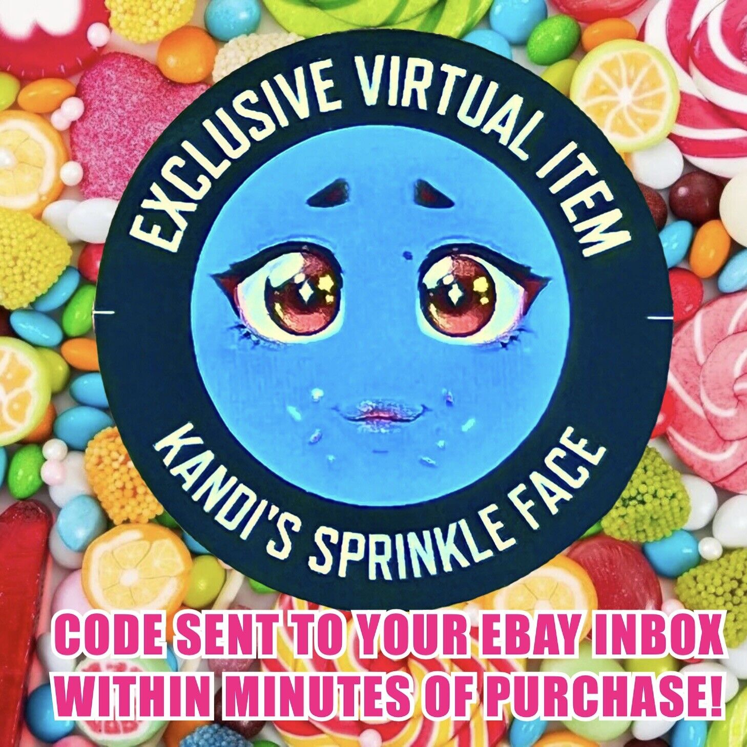 Roblox Toy Code Series 3 Star Sorority Kandi's Sprinkle Face Sent by  Message