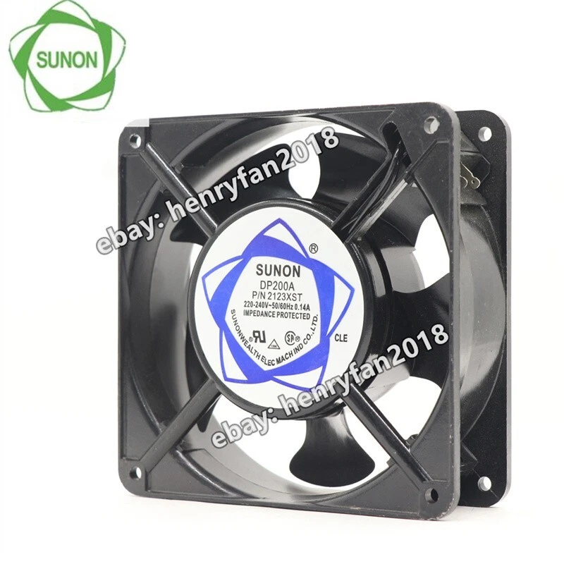 SUNON Fan DP200A P/N 2123XST Axial Fan 220/240V 50/60Hz 0.14A Cooling Fan - Image 2 of 4
