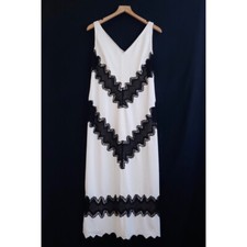 Another Tomorrow Lace Inset Dress Sample - Small - NWT