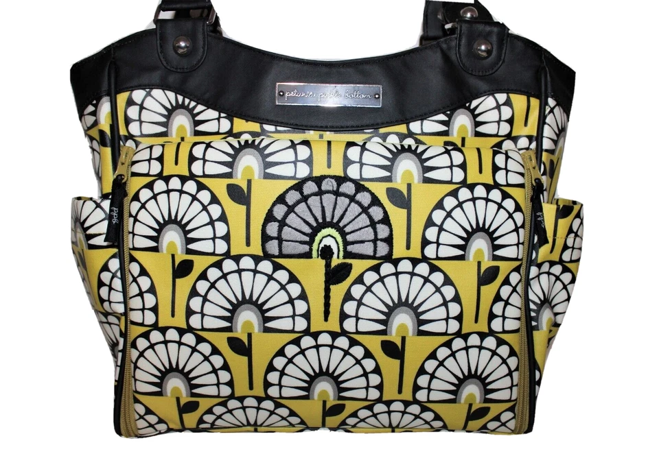 🔥Petúnia Pickle Bottom City Venturing Vienna Bolsa Transversal para Fraldas Trocador - Imagem 3 de 4