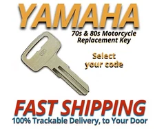 Yamaha Motorcycle Keys SR500 XT250 DT250 DT360 DT400 Key Cut to Code 4751-4800
