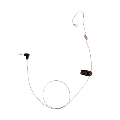 3.5mm Listen-Only Earphone for Radio Speaker Mic PTT   High-Definition Audio