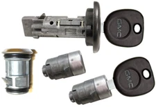 GMC Ignition Key Switch Lock Cylinder & Door Pair & Spare Tire Set W/GMC Keys