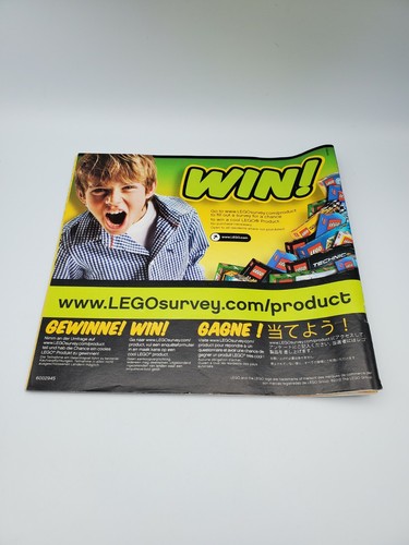 LEGO Dino T-Rex Helicóptero Cazador 5886 Manuales de Instrucciones SOLO - Sin Ladrillos - Imagen 5 de 7