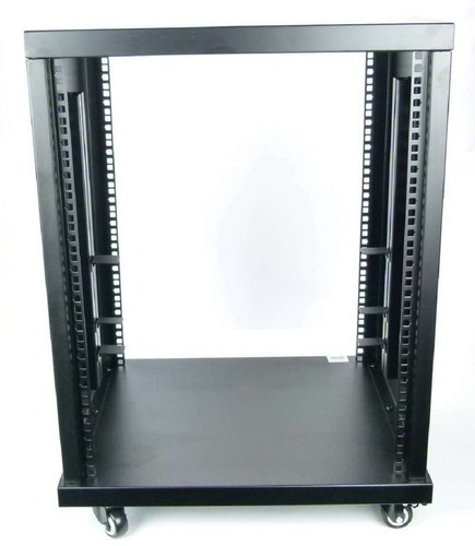 14 HE 19" Stahlrack Server Schrank, Rollen Studiorack Netzwerk Rack Serverrack - Bild 3 von 10