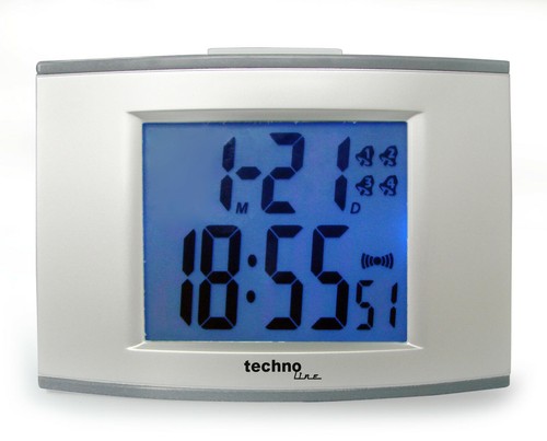 Technoline Sprechender Wecker WQ323: Ansage von Uhrzeit, Datum, Weckzeit, B-Ware - Bild 2 von 3