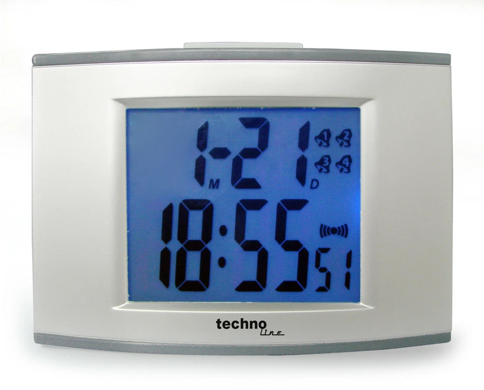 Technoline Sprechender Wecker WQ323: Ansage von Uhrzeit, Datum, Weckzeit, B-Ware - Bild 2 von 3