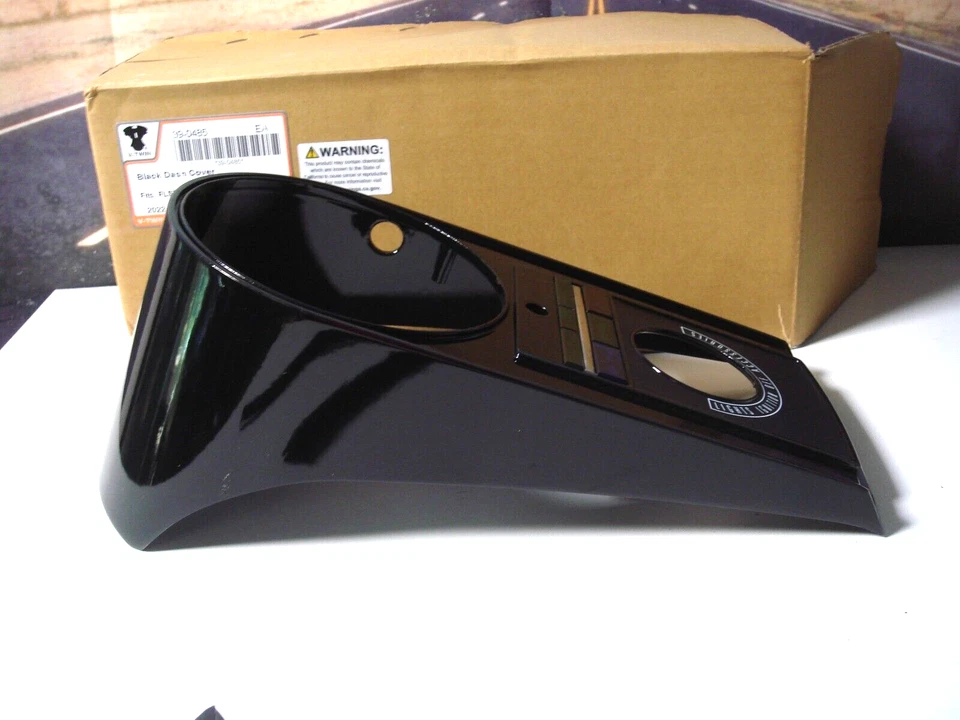 Panel de instrumentos Harley Softail negro FLST Speedo carcasa 1991-1995 V-Twin 39-0485 Y3 Foto 4 de 4