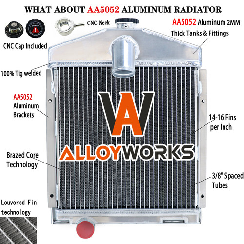 356356R94 356356R96 Radiatore per International Farmall 130 200 230 Super AV A1 - Foto 1 di 12