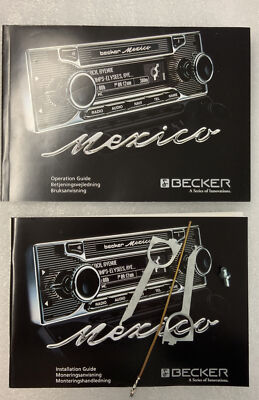 RARITÄT Becker Mexico Retro BE 7948 Operation Guide GB DK S