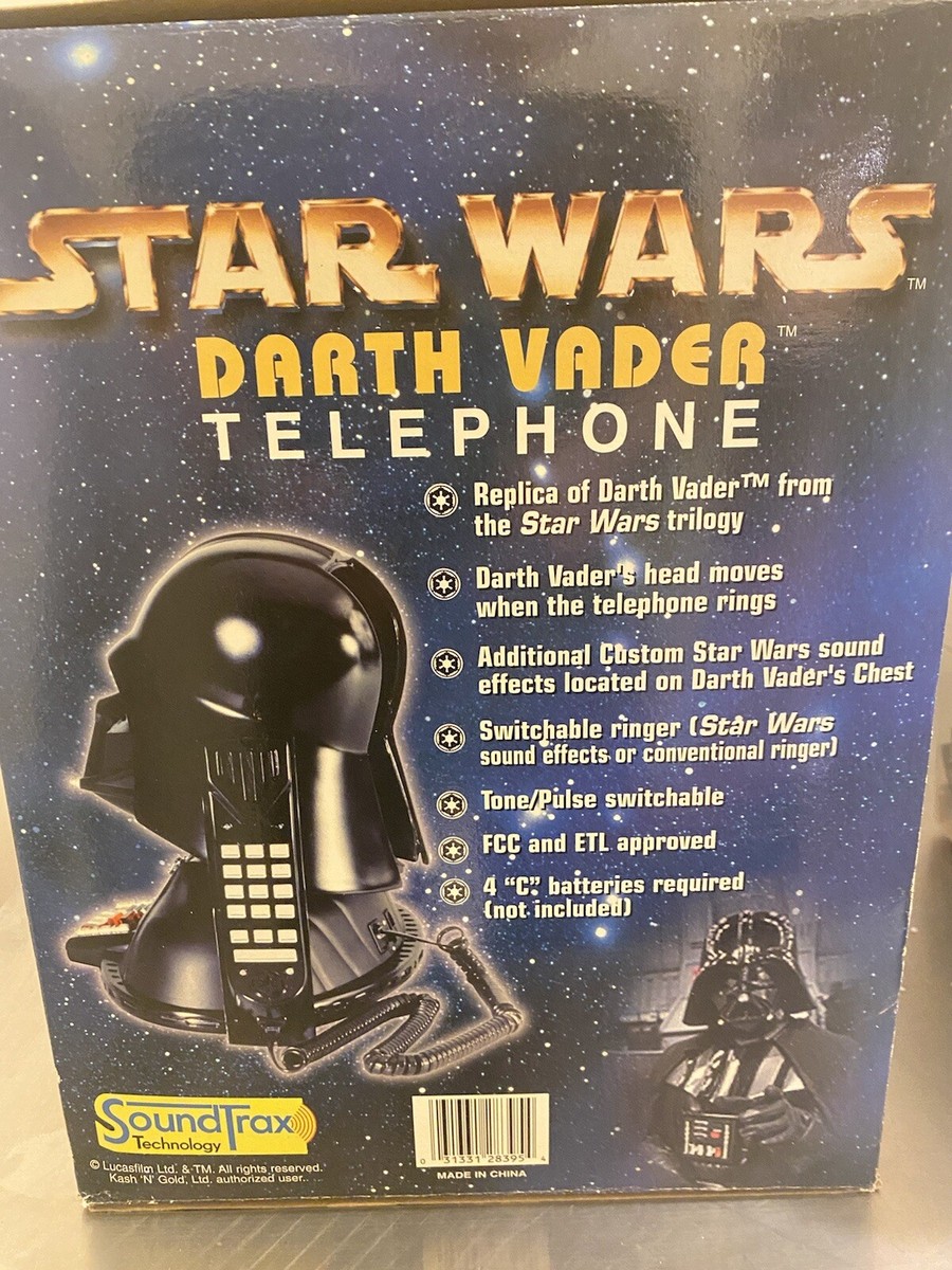 Star Wars Darth Vader Telephone. New, Box Opened For Inspection | eBay