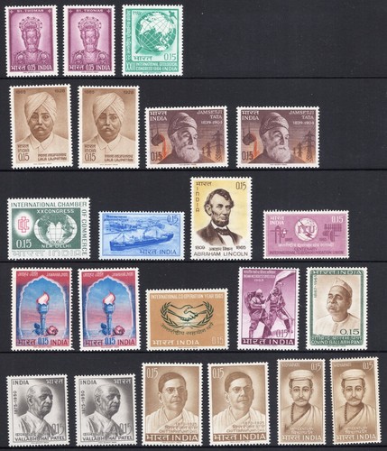 India 1960 1961 1962 1963 1964 1965 1966 1967 1968 Lots 204 stamp MNH (18 scans) - 第 7/18 張圖片