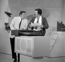 Jack Burns Avery Schreiber on The John Gary Show 1966 Television Old Photo