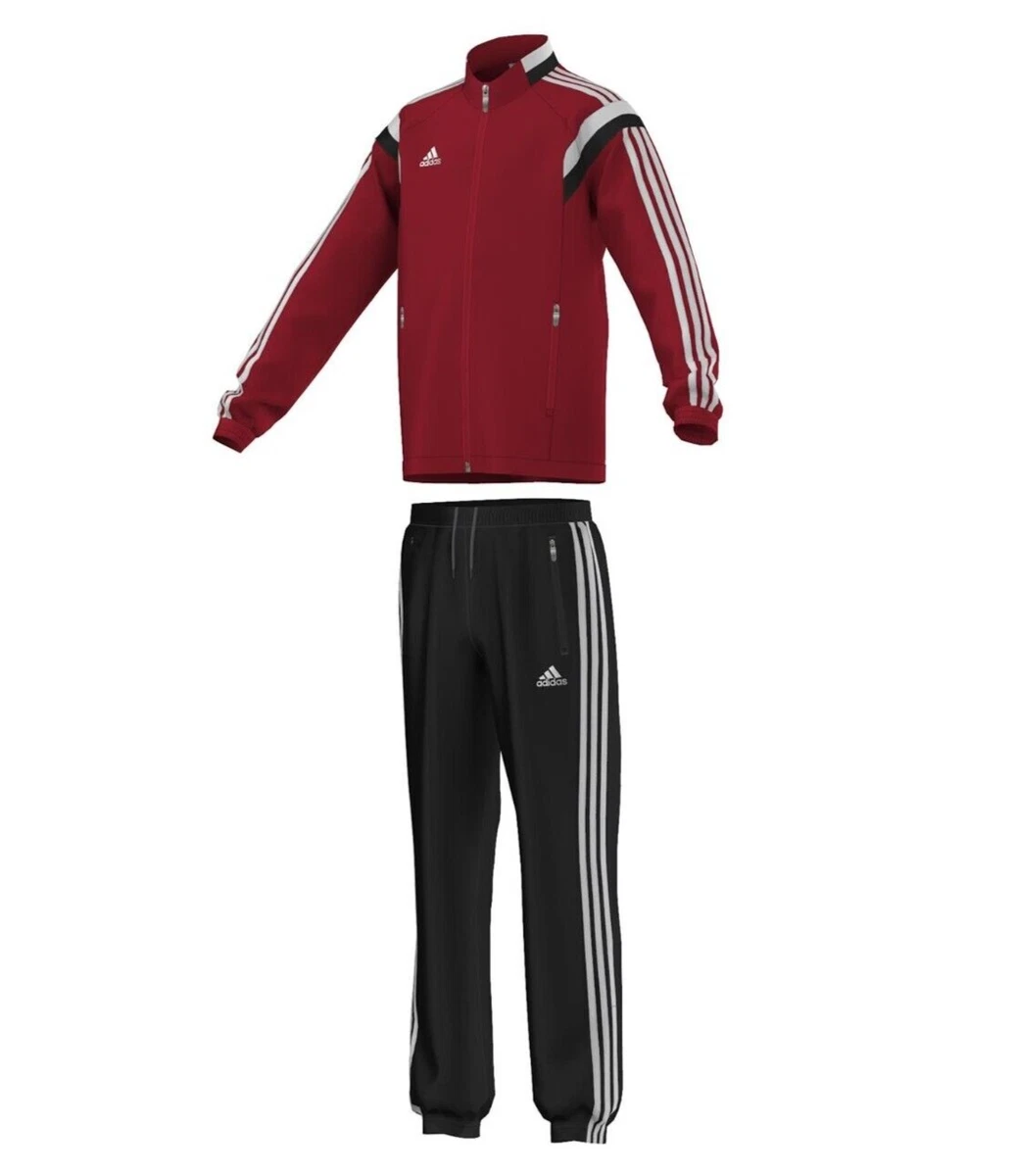 Adidas Condivo 14 Red Junior Tracksuit Training Jacket Pants RRP 69.99