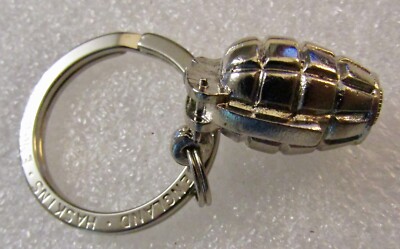 VINTAGE 1990 NEUHEIT SCHLÜSSELANHÄNGER - Mills WW1/WW2 Handgranate - massiv Metall