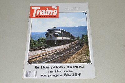 magazine railroad TRAINS May 1978 Norfolk & Western Steam Difco Dump Cars