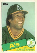 Alfredo Griffin Topps Tiffany Traded 1985 Baseball Card #42T