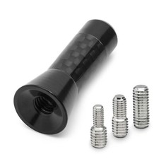 Premium Carbon Design Mini 3,5cm Kurzstab für viele Fahrzeuge Stab Antenne Radio