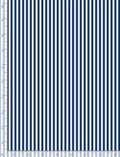 1/8 th" Navy Blue  White Stripe 8109 Cotton Quilt Fabric by Timeless